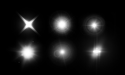A collection of different light effects