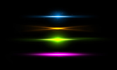 A collection of different light effects