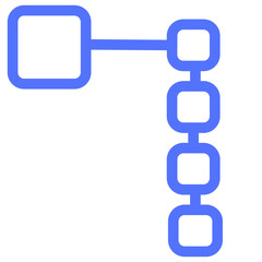 diagram model modeling line icon