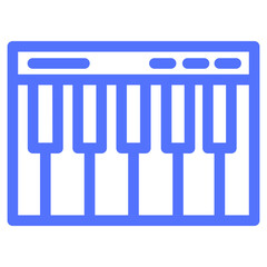 piano instrument piano line icon