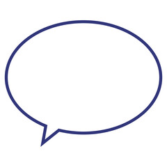 Fototapeta premium シンプルな吹き出しイラスト