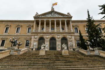 Fototapeta na wymiar National LIbrary of Spain - Madrid, Spain
