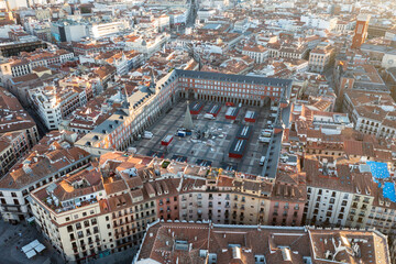 Fototapeta premium Plaza Mayor - Madrid, Spain