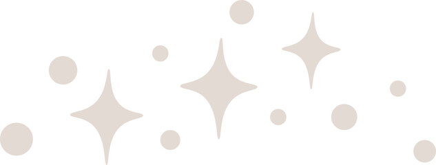 Cute Star and Moon Vector Illustration