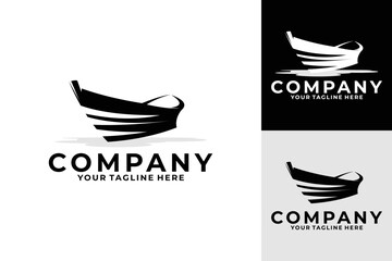 set of boat logo vector design template