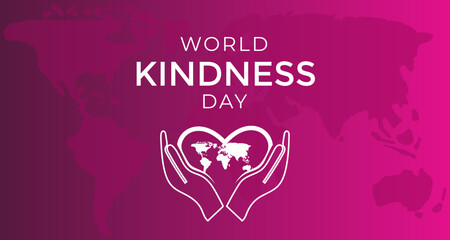 Pink World Kindness Day Background Illustration