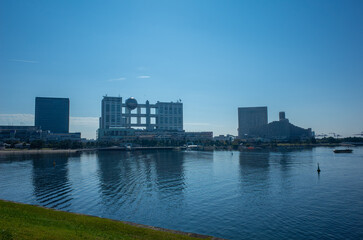 Obraz premium お台場の超高層ビル・マンション群