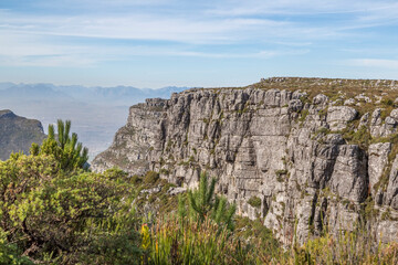 cliff in the mountains