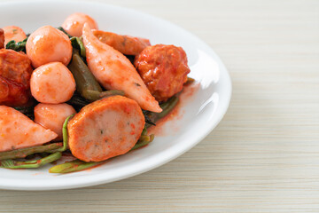  Stir Fried Fish Balls with Yentafo Sauce