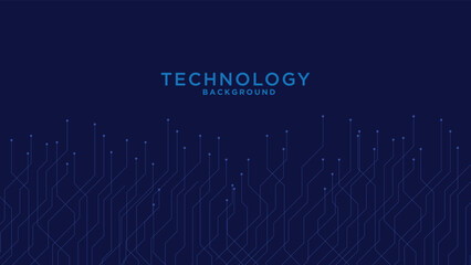 Hi-tech digital technology concept, Communication and engineering concept.