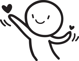 Happy smiling face with smile