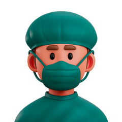 3d avatar profession as Surgeon