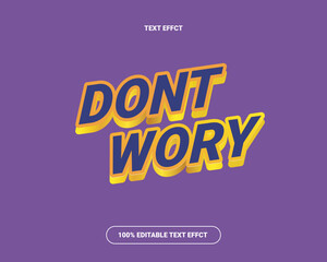 Simple text effect design