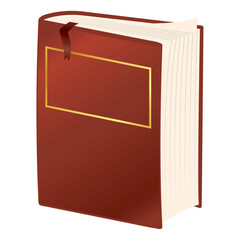 red text book library
