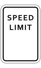 speed limit sign