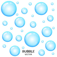 シャボン玉　青い
