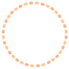 귀여운 원형 프레임