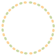 귀여운 원형 프레임