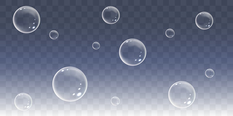 シャボン玉　カラフル　虹色　リアル