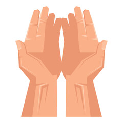 hands human receiving