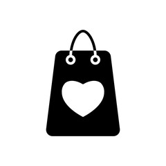 gift bag glyph icon