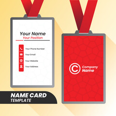 name Card - Creative and Clean Modern name Card Template.