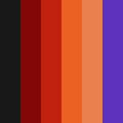 Pattern stripe seamless. Black, Red, Orange and Purple Color. Halloween Color Palettes