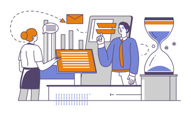 Workflow business development, deadlines at work