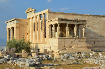Obraz premium Erechtheion or Temple of Athena Polias, Athens, Greece
