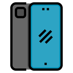 smartphone Filled Outline icon