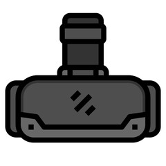 Vr Filled Outline icon