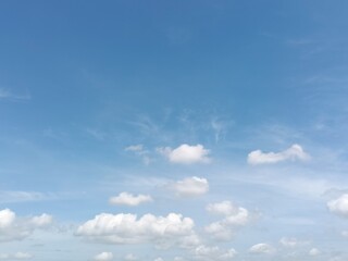 blue sky with clouds
