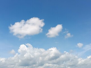 blue sky with clouds
