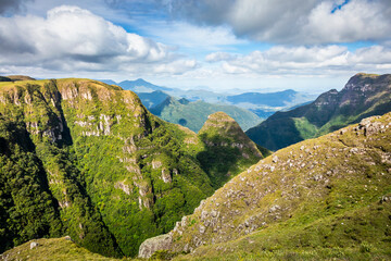 Canyon Boa vista, dramatic landscape in Southern Brazil
