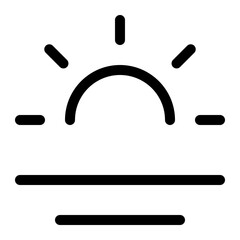 sunrise icon