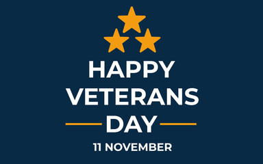 Veteran's day Background. Honoring all who served. Veteran's day illustration with american flag and Soldiers. Veteran's day poster and modern Design.