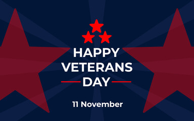 Veteran's day Background. Honoring all who served. Veteran's day illustration with american flag and Soldiers. Veteran's day poster and modern Design.