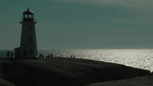 Peggys Point Lighthouse silhouette sunset, canada
Peggys Point Lighthouse in the fishing village of Peggys Cove in Nova Scotia Canada

