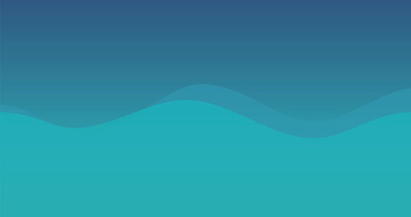 blue gradient wave abstract background