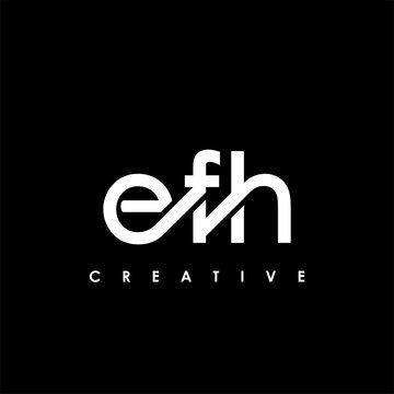 EFH Letter Initial Logo Design Template Vector Illustration