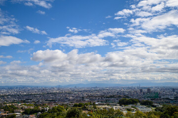 Fototapeta na wymiar 甲山からの眺め