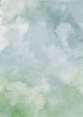 Blue and green Painting Watercolor illustration background