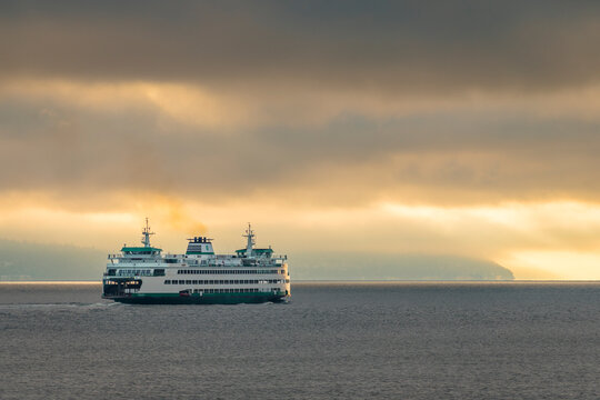 Washington State Ferry Ship 