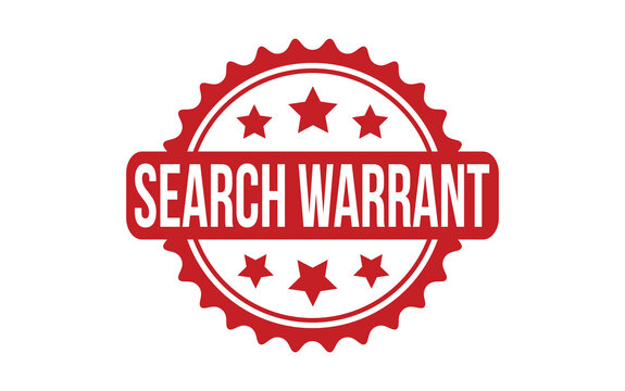 Search Warrant Rubber Stamp Seal Vector