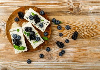 Blue Cheese on Bread