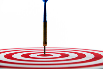 Dart hitting on center target