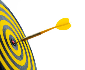Dart hitting on center target