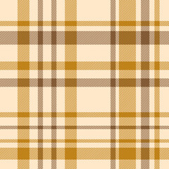 Tartan. Autumn color seamless checkered pattern. Traditional Scottish fabric texture  for fashion design.  Trendy tiles striped pattern for clothes or abstract plaid ornament.