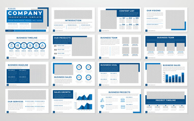presentation layout template use for corporate infographic