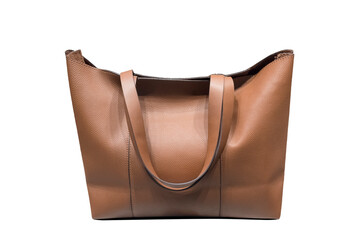 Womanish brown leather bag